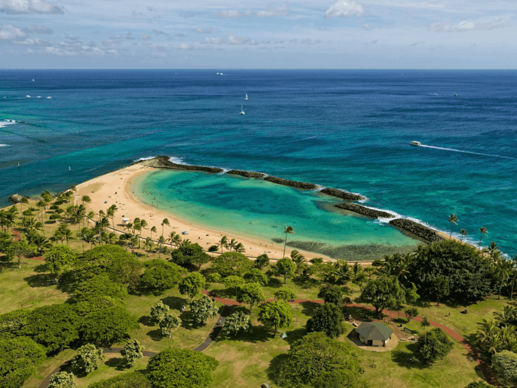 Ala Moana Beach Park Oahu Hawaii